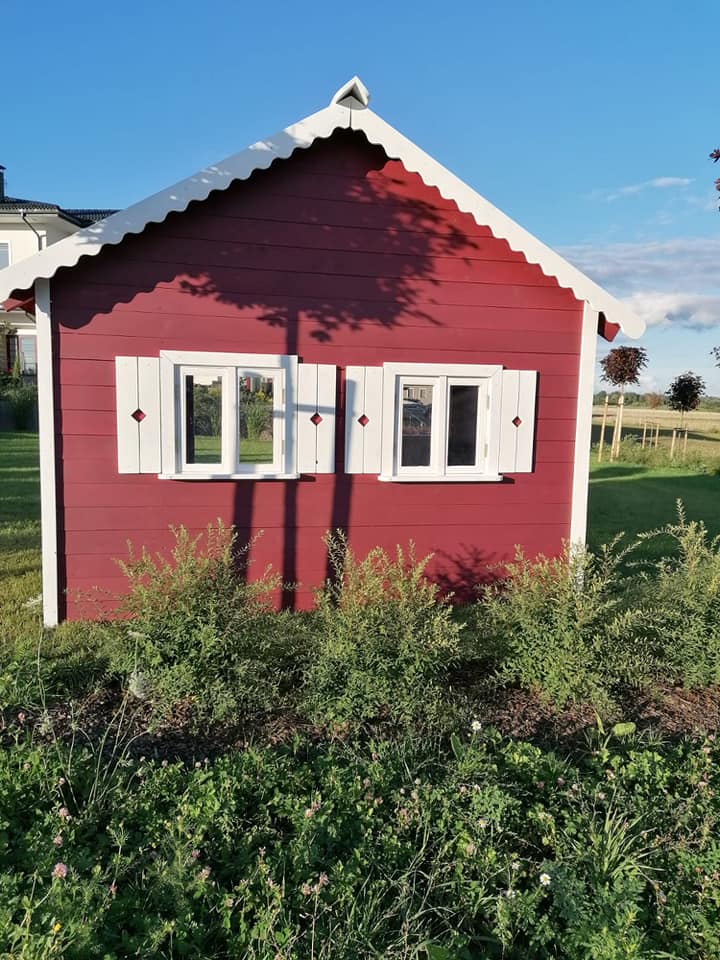 Bērna rotaļu koka namiņš "Piparkūku namiņš" - Image 4